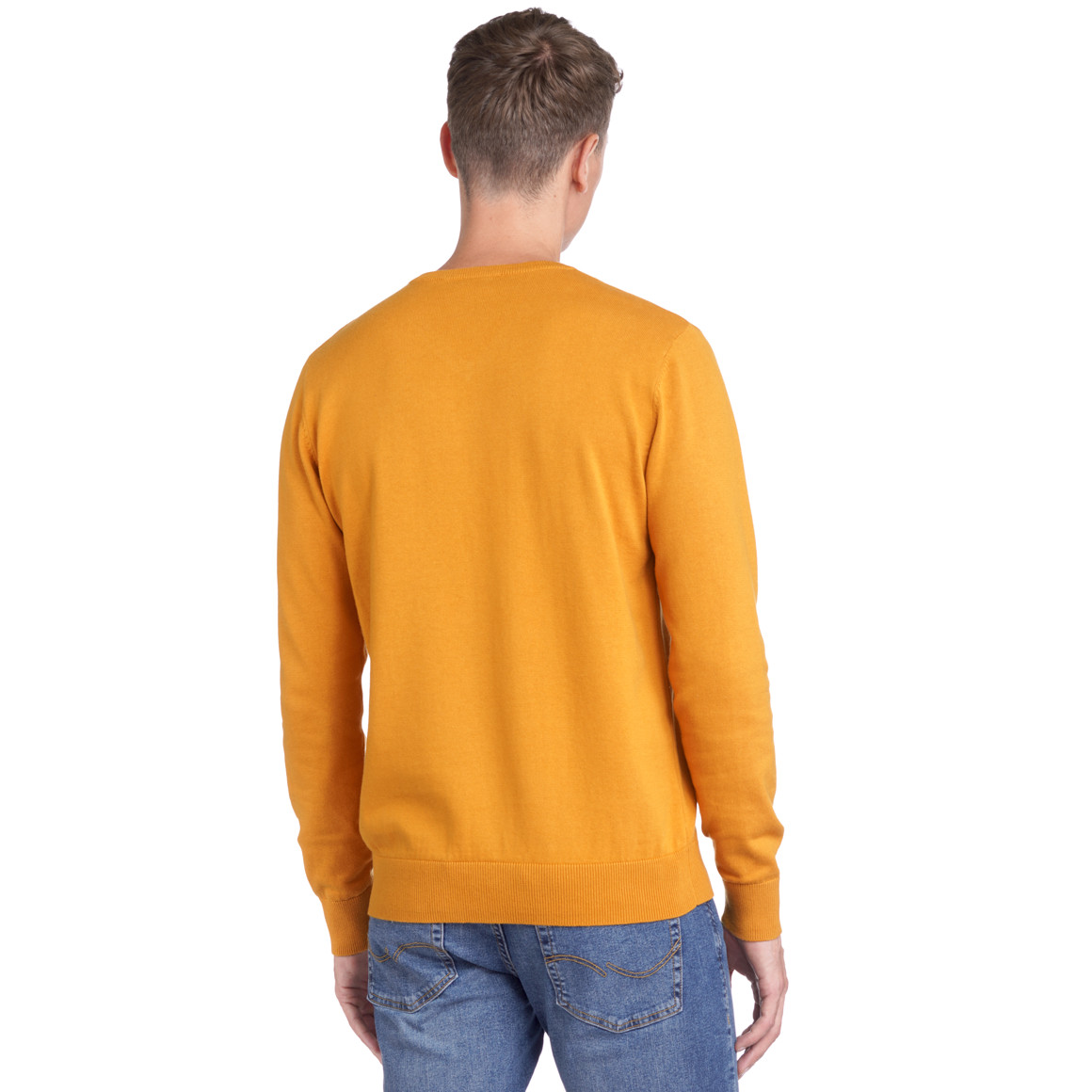 Herren Feinstrickpullover mit V-Ausschnitt