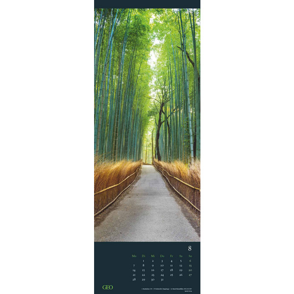 GEO WEGE 2024 - WAND-KALENDER - REISE-KALENDER - Kalender