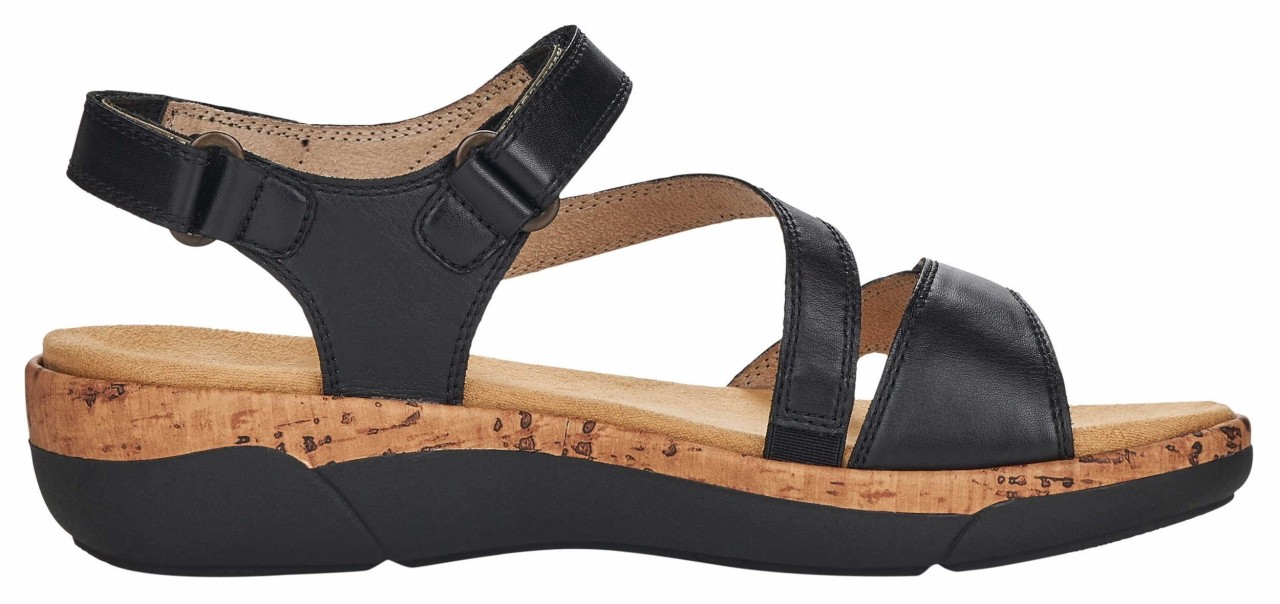 REMONTE Klassische Sandalen schwarz