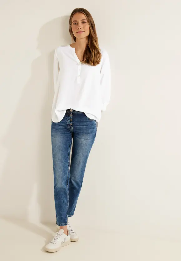 CECIL Bluse in Unifarbe