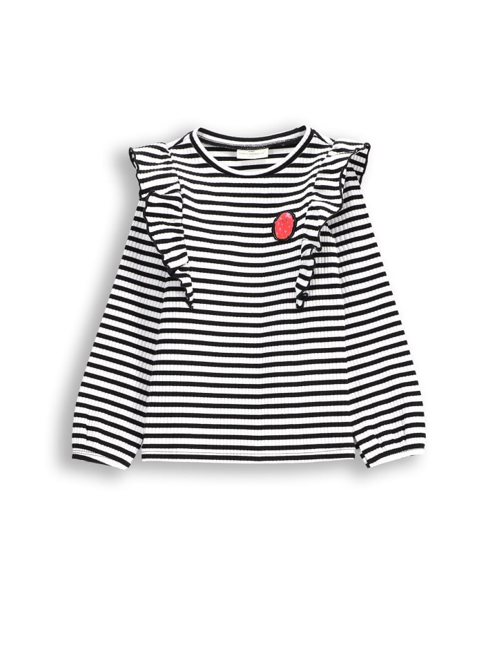 Coccodrillo Langarm-Rippstrick-T-Shirt in bunt günstig kaufen