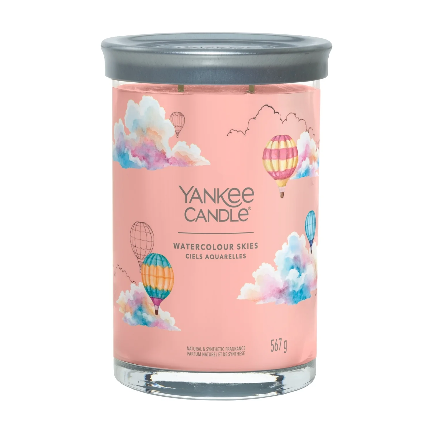 Duftkerze „Watercolor Skies“ im Tumbler-Format