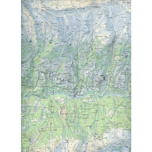 Swisstopo 1 : 25 000 Arosa - Wanderkarte