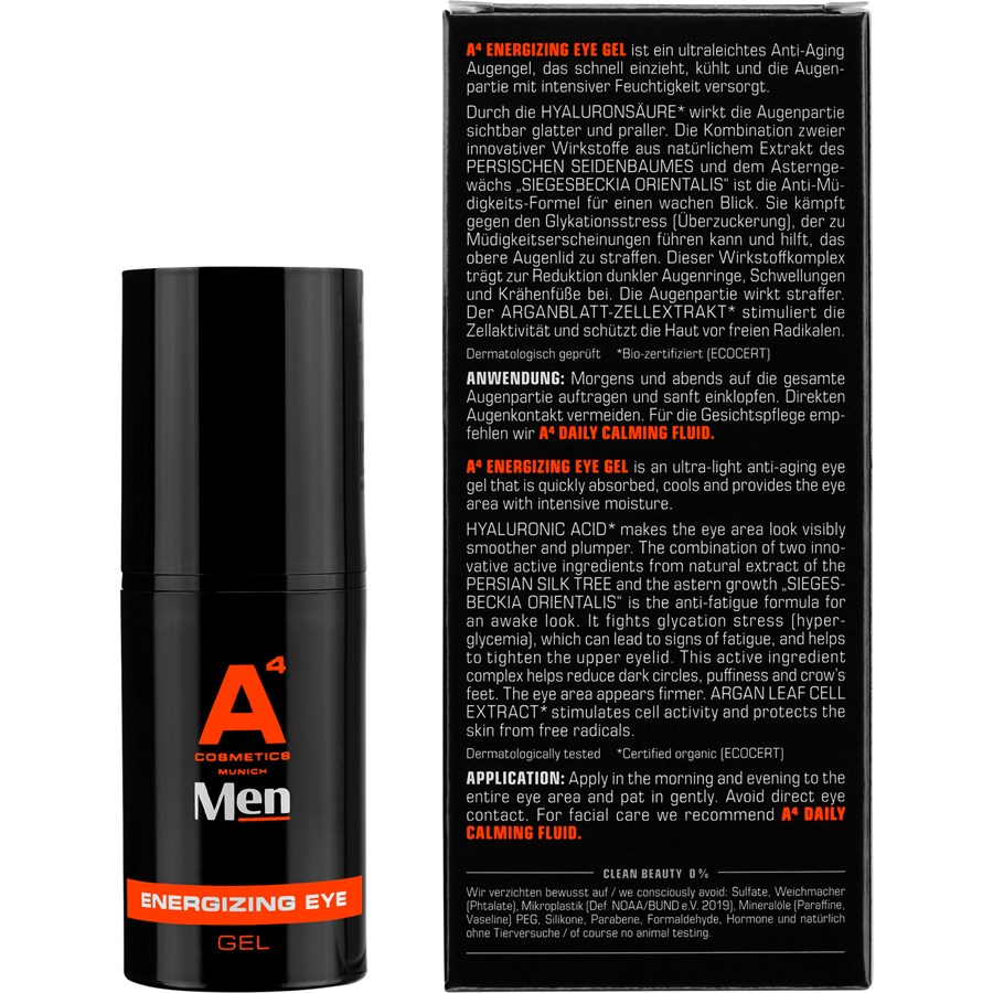 A4 Cosmetics poživljajoči gel za oči