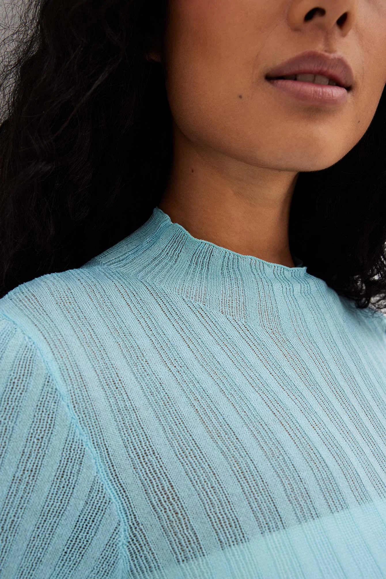Feingestricktes Langarmshirt