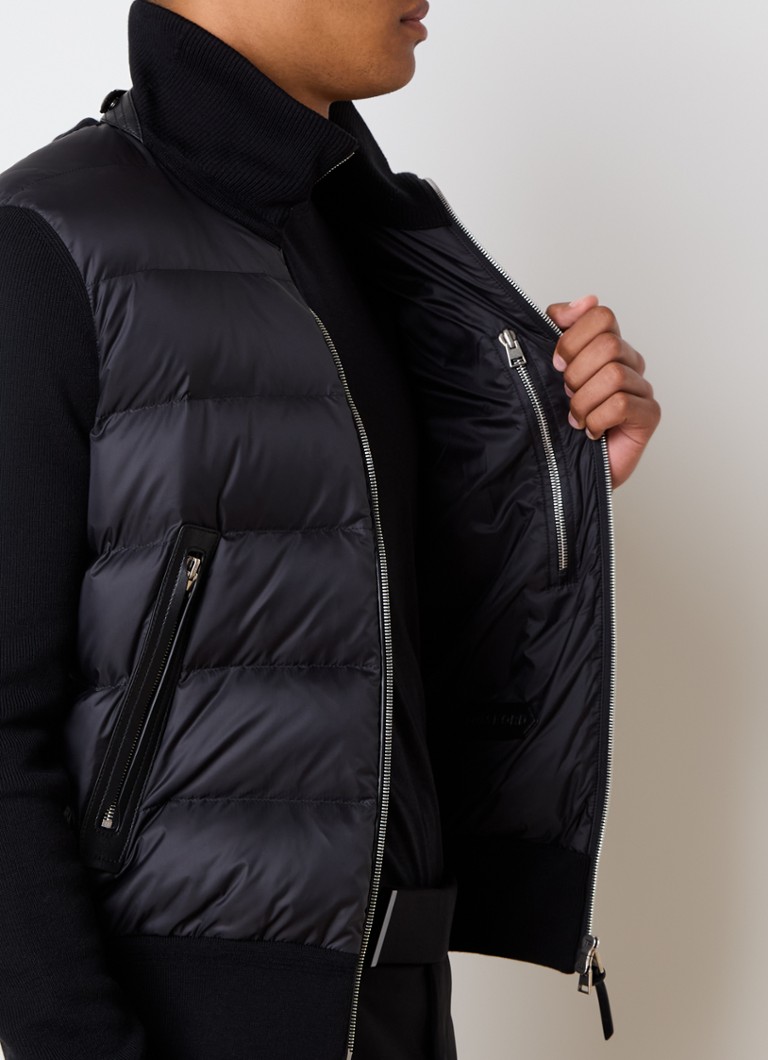 Giacca Tom Ford in lana merino con imbottitura in piuma