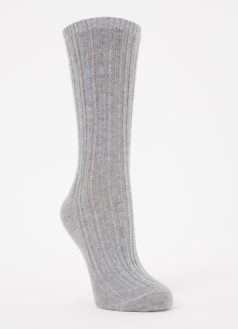Oroblu Jasmine socks in wool blend with lurex