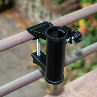 TIAKI Geländerklemme für Teleskopstangen