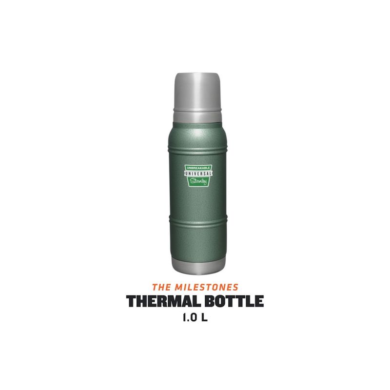 Stanley Classic Milestones Thermal Bottle 1.1qt \/1l 1960 Vintage Green