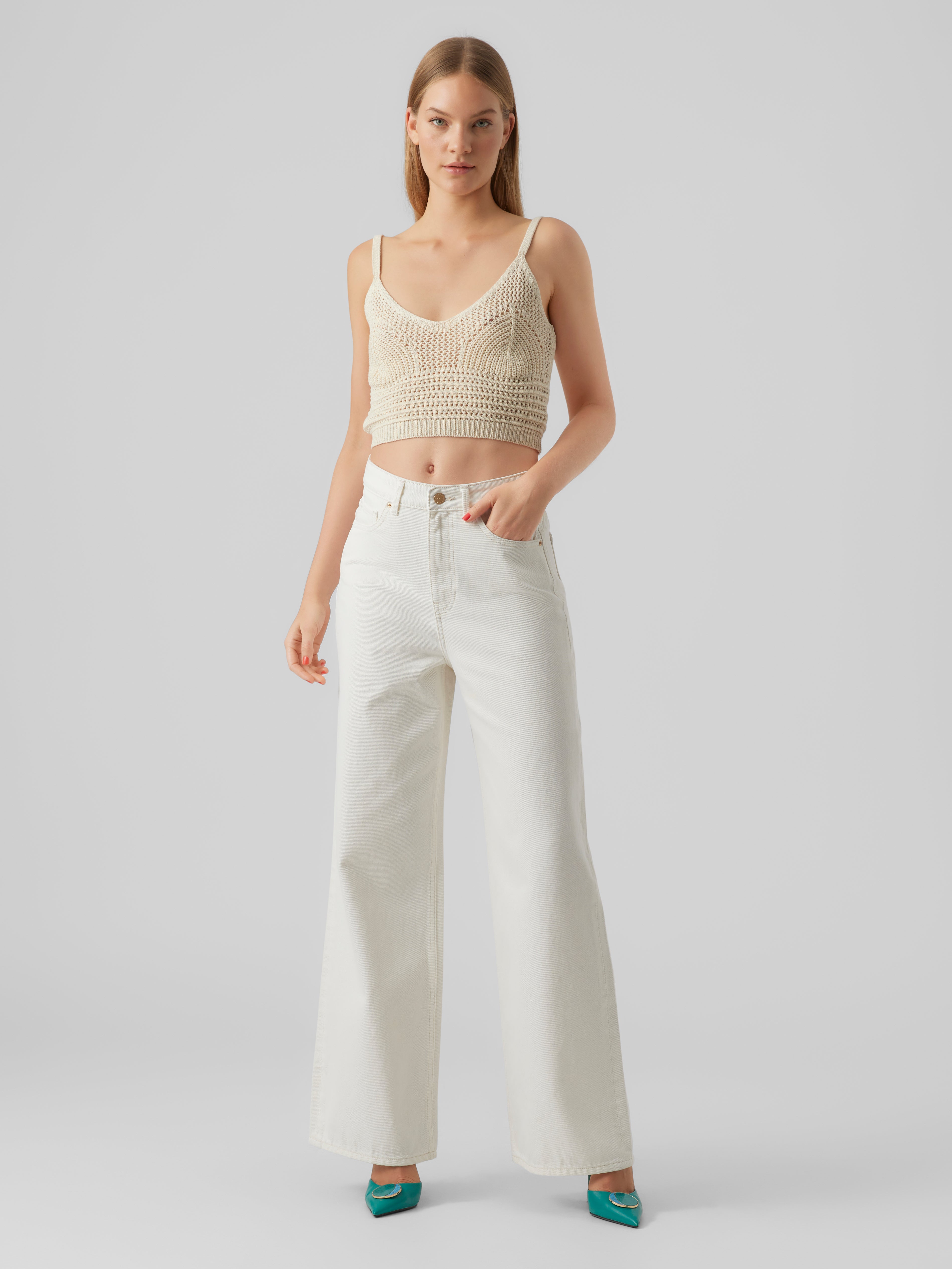 VMKATHY Super High Rise Weit geschnitten Jeans