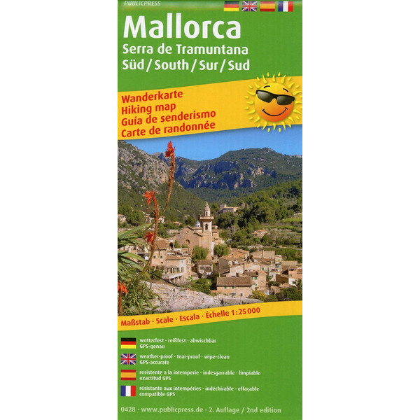 Mallorca - Serra de Tramuntana Sur/Süd /South/Sud 1:25 000 - Wanderkarte