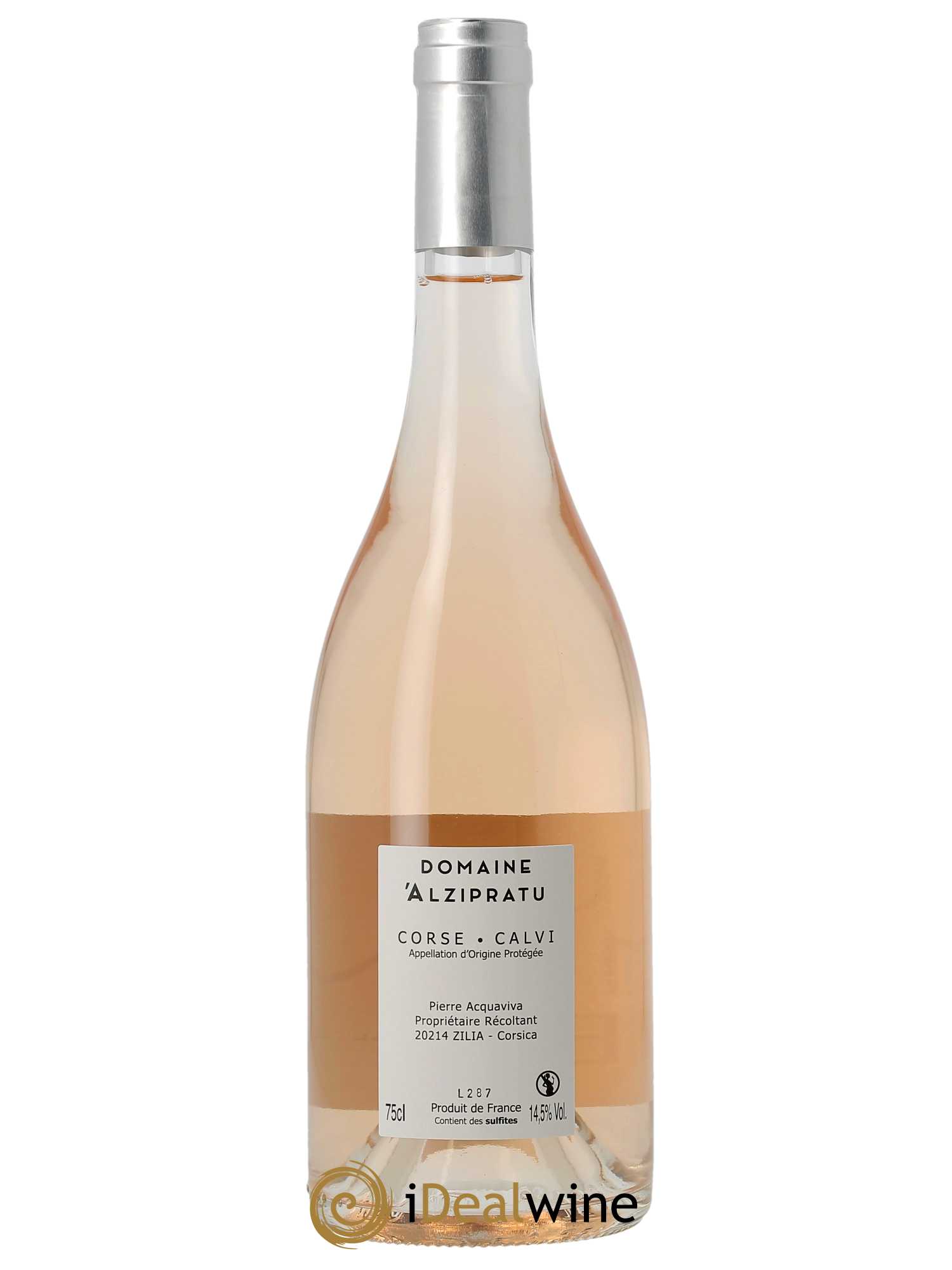 Calvi Pumonte Domaine Alzipratu  2022 - Lot de 1 Bouteille