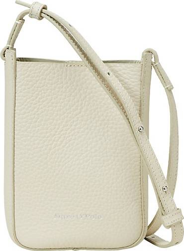 Marc O'Polo Smartphone-Tasche aus genarbtem Rindleder