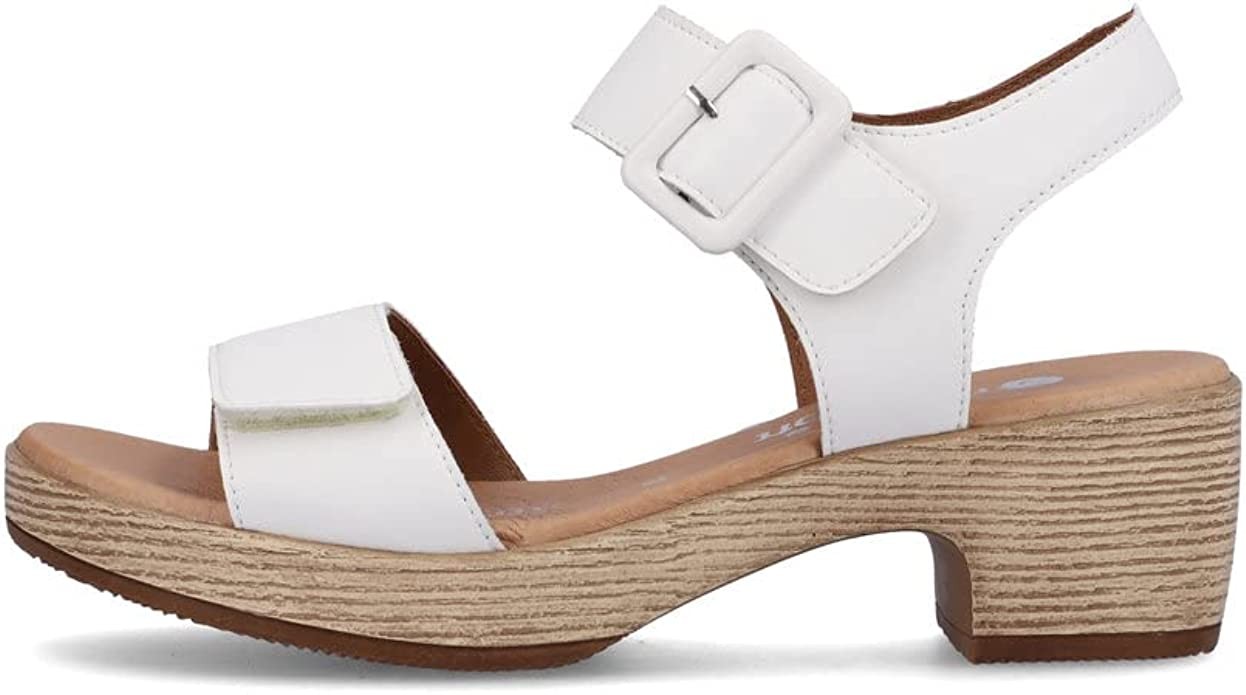REMONTE Klassische Sandalen weiss
