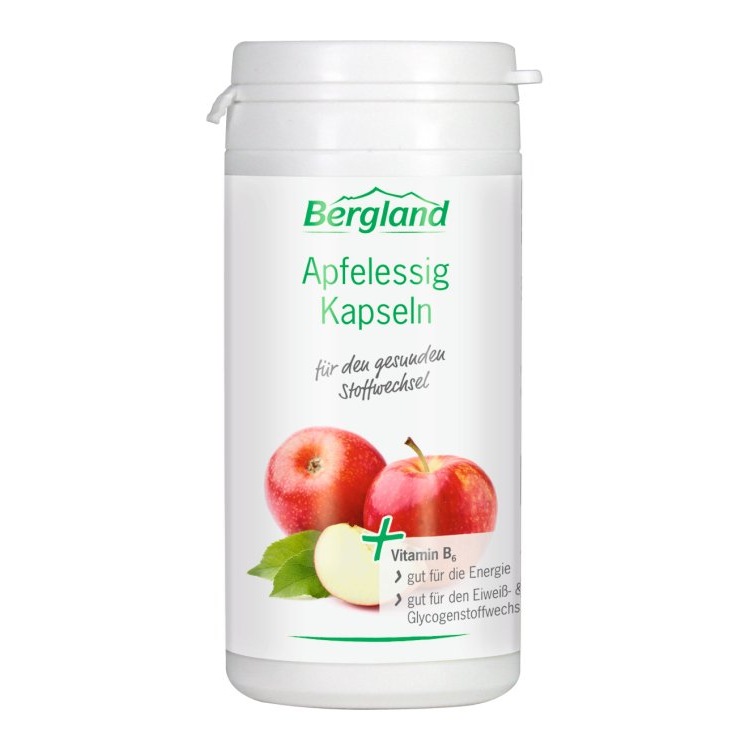 Bergland Apfelessig Kapseln mit Vitamin B6