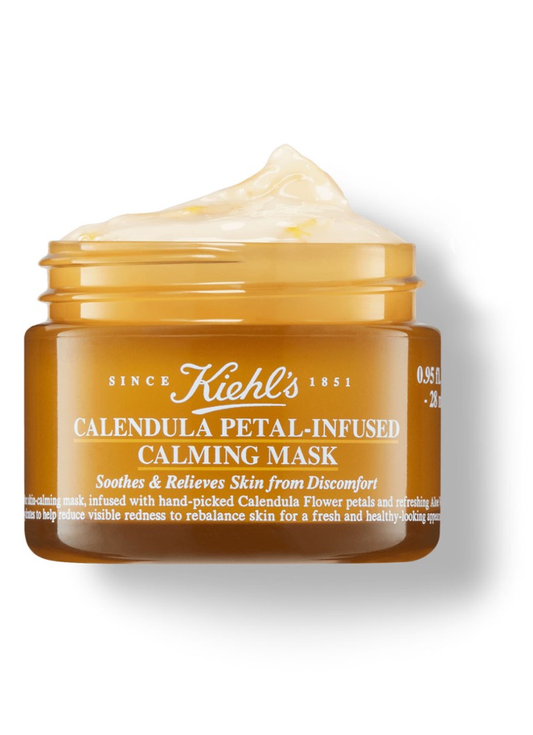 Kiehl's Calming Face Mask z płatkami nagietka