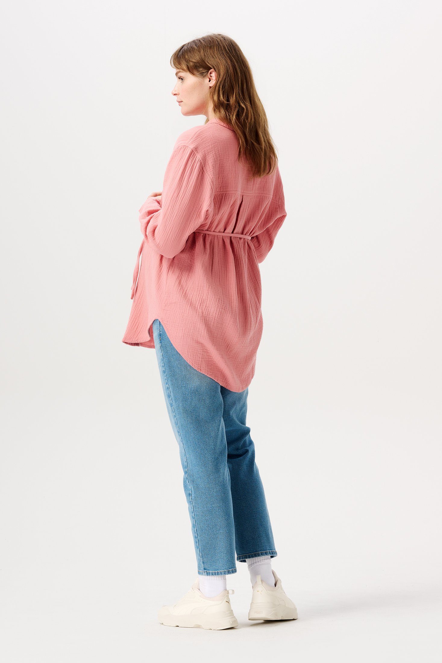 Noppies Umstandsbluse Noppies Bluse Arles nursing blouse long slee (1-tlg)
