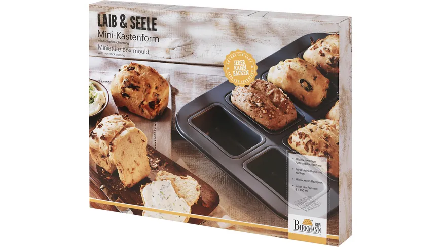RBV BIRKMANN Kastenform Mini LAIB & SEELE 8er 36x27,5cm