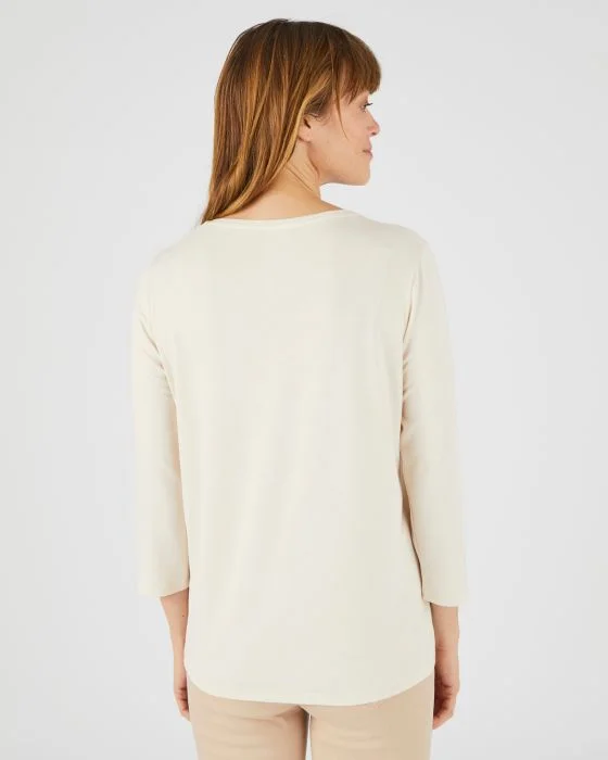 Tee-shirt effet bijoux