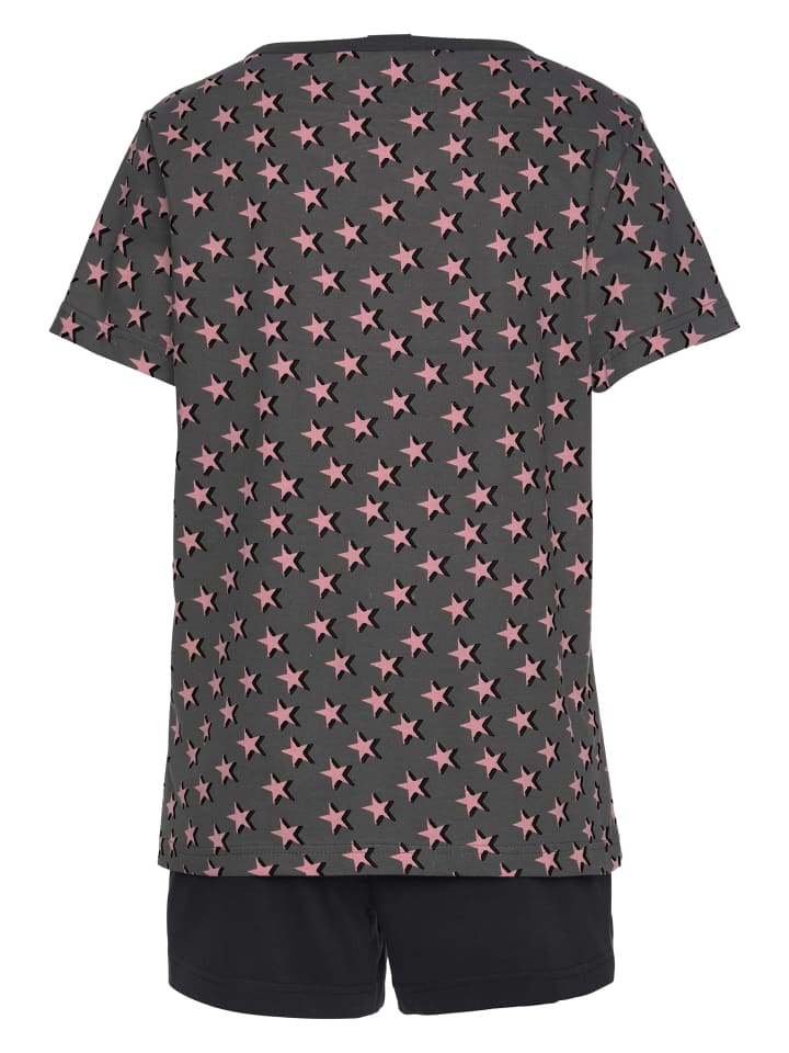 VIVANCE DREAMS Shorty in schwarz-gemustert günstig kaufen