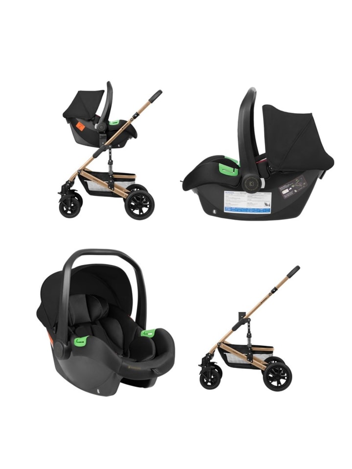 Kikkaboo Kinderwagen 3 in 1 Amaia in schwarz günstig kaufen onesize