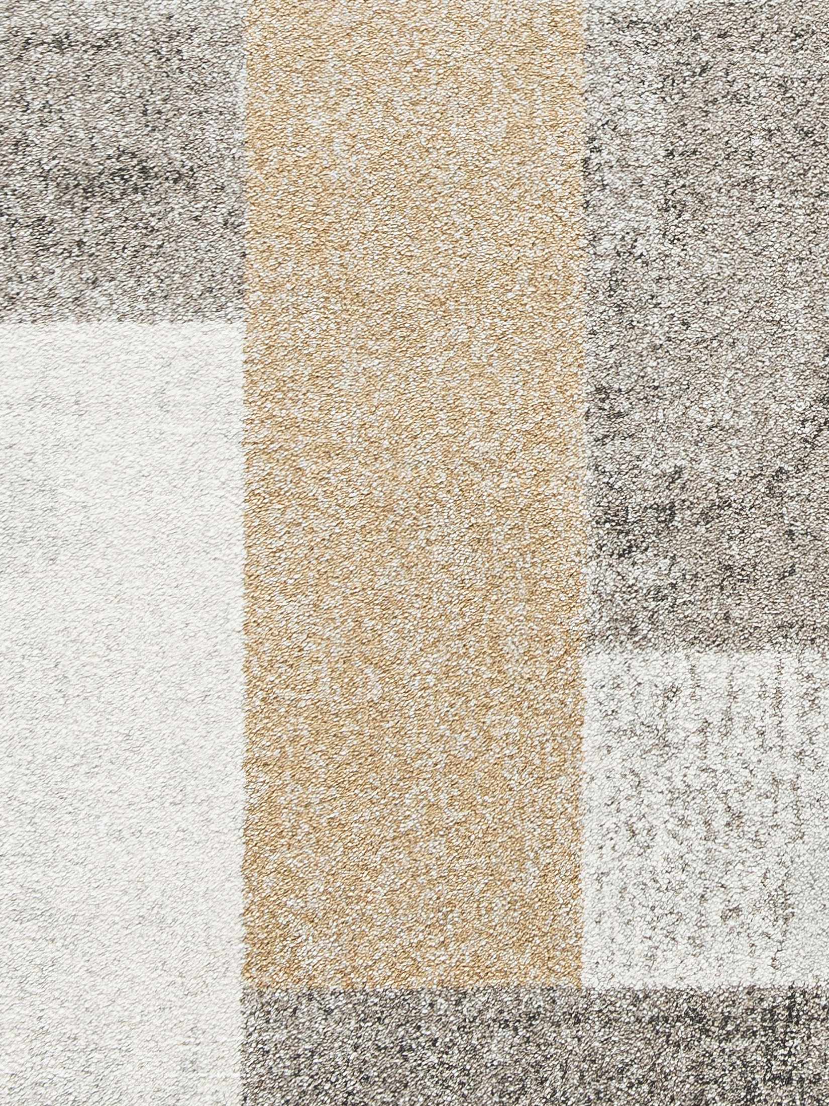 Urban Maze Moderner Teppich, Gold