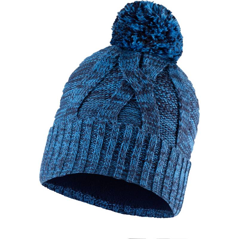BUFF Knitted Fleece Band Bommelmütze Kinder