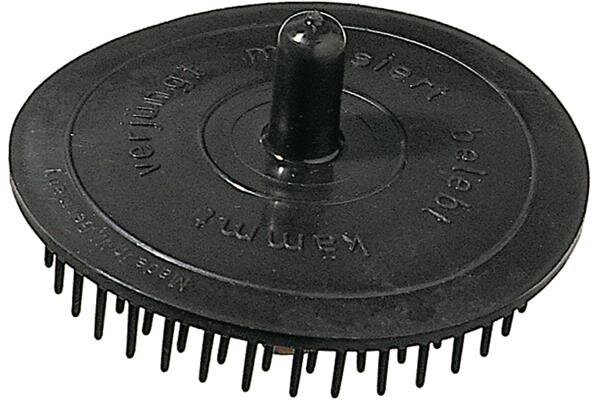 Keller Bürsten Shampoobürste schwarz Massagebürste