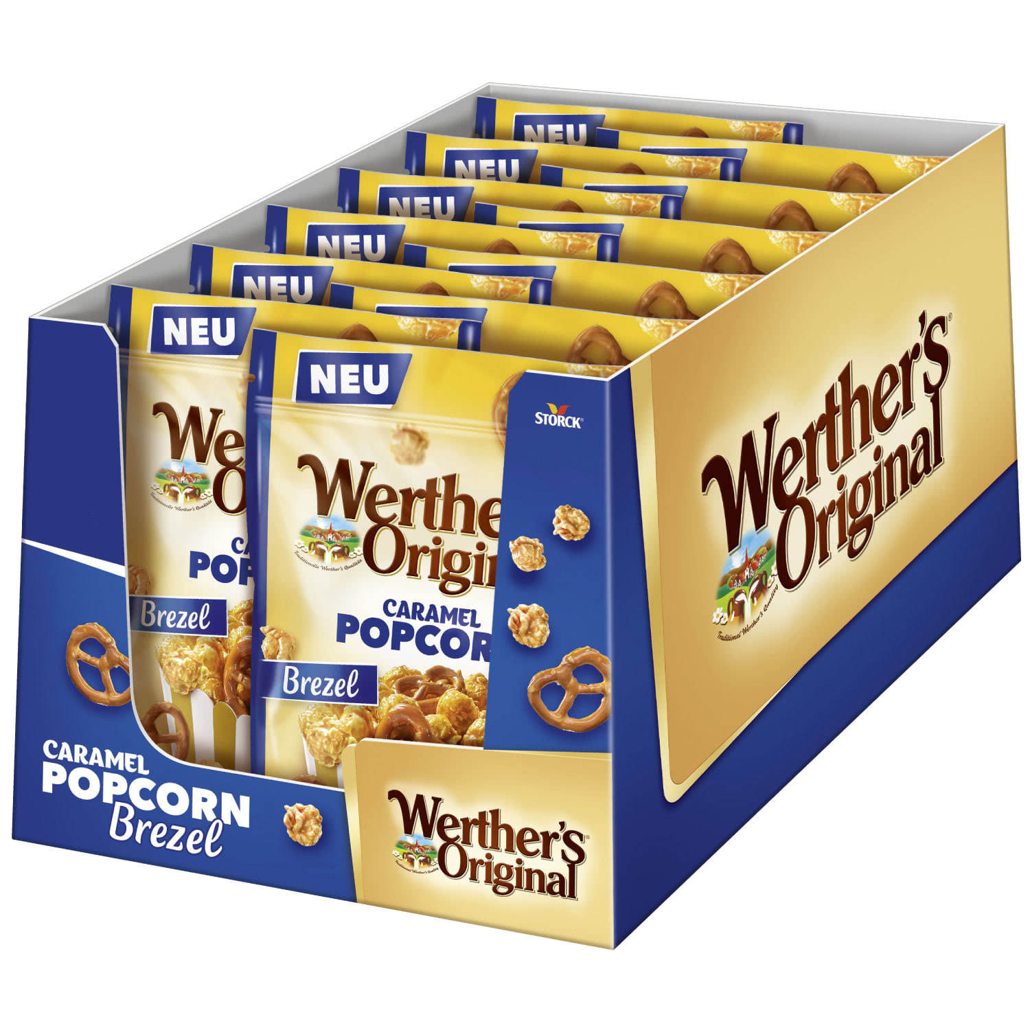 Werther's Original Caramel Popcorn Brezel 140g