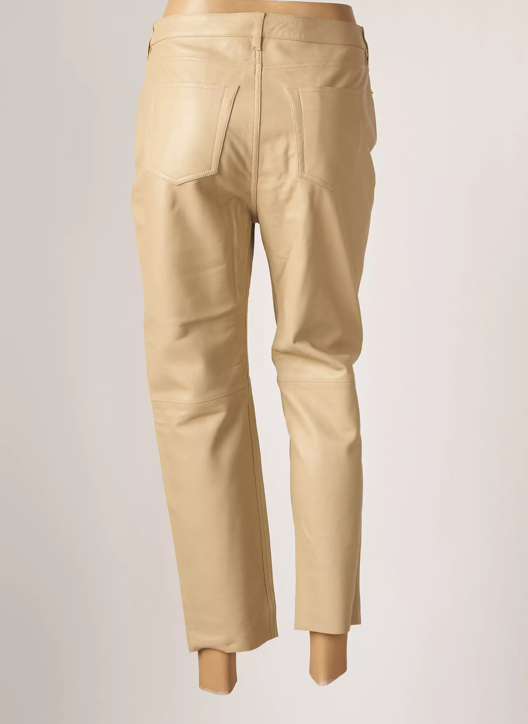 Iro Pantalon7 8 Femme couleur beige