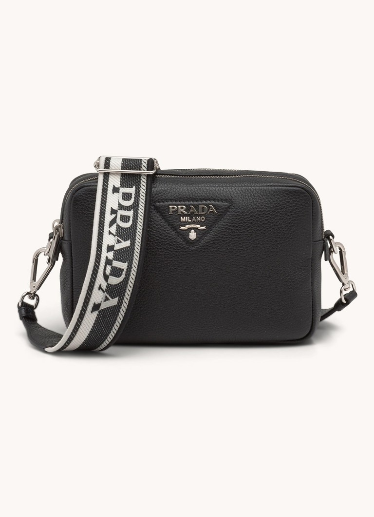 Prada leather crossbody bag