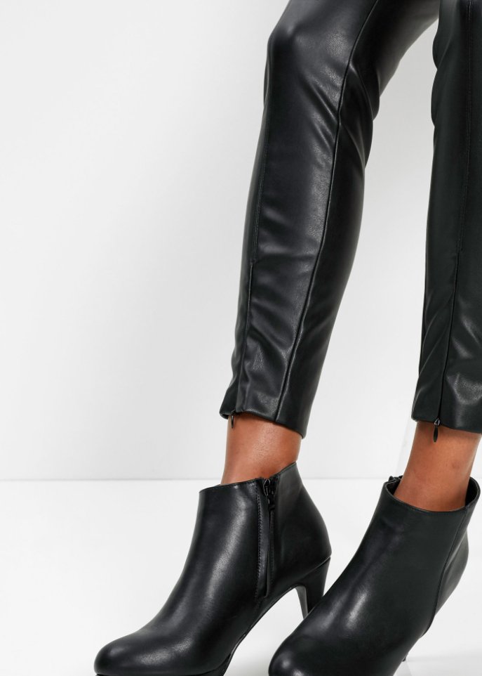 Lederimitat-Leggings
