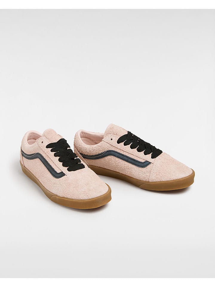 Vans Leder-Sneakers in Rosa günstig kaufen