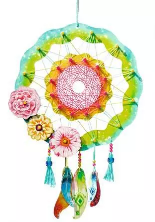 Bastelset DIY String Art Traumfänger - Bastelset für Kinder ab 8 Jahren