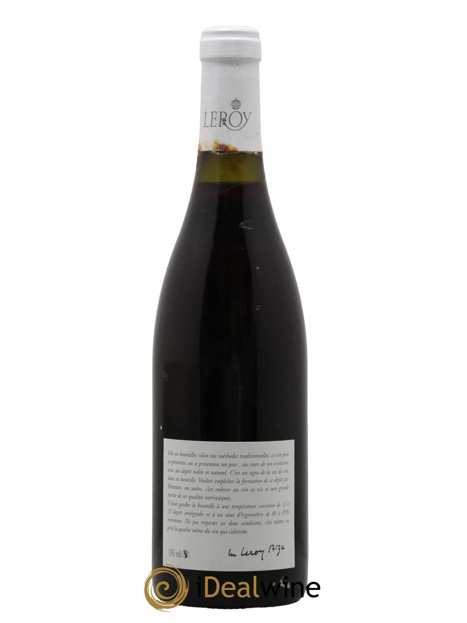 Côte de Beaune-Villages Leroy SA  2010 - Lot de 1 Bouteille