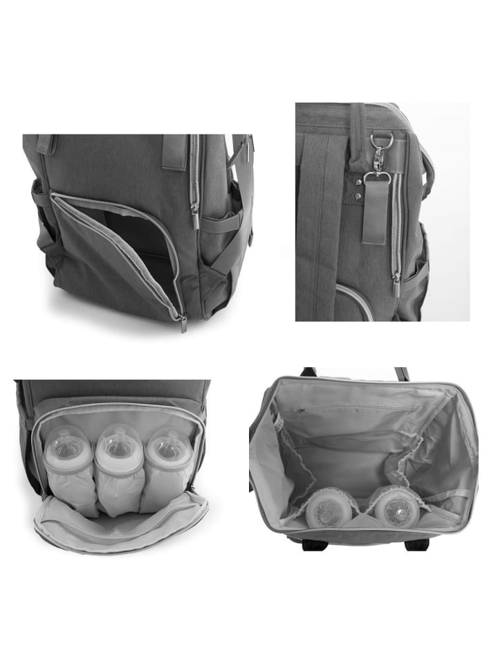 Kikkaboo Wickeltasche Siena in grau günstig kaufen onesize