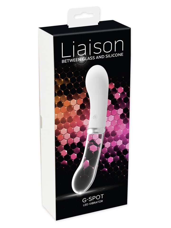 Liaison Vibrator G-Spot LED Vibrator in weiß günstig kaufen 18 cm