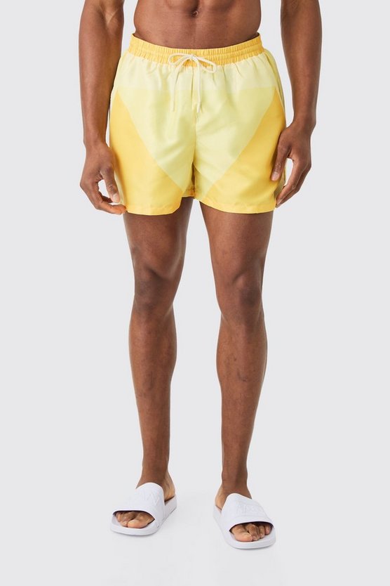 Kurze Colorblock Badehose