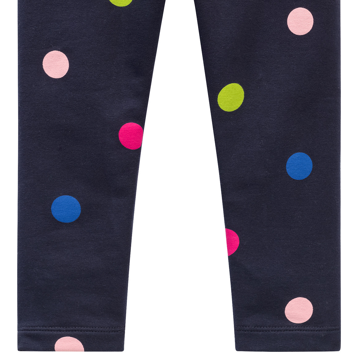 Baby Sweatleggings mit bunten Punkten