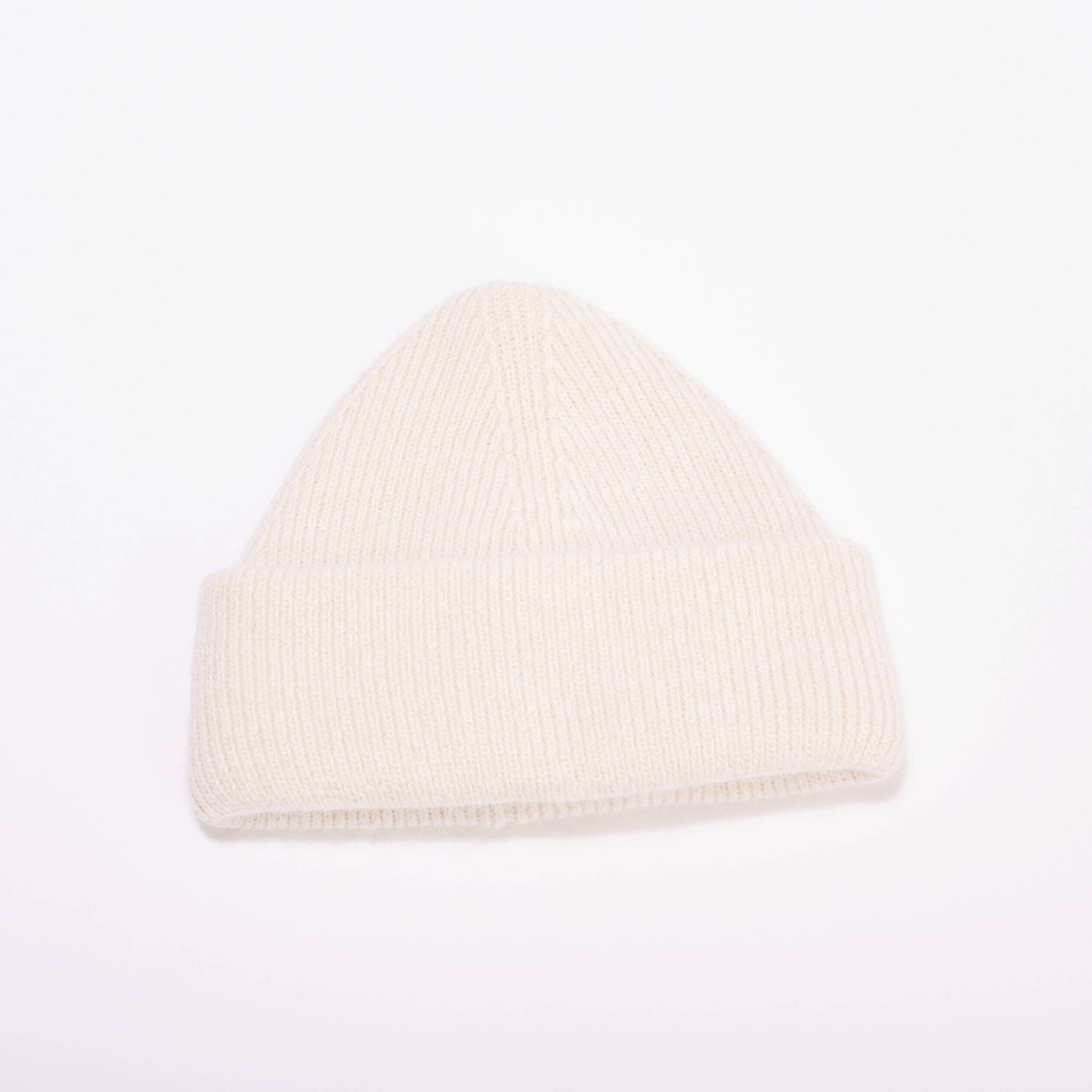 Bonnet fils métallisés ecru femme | Cache Cache