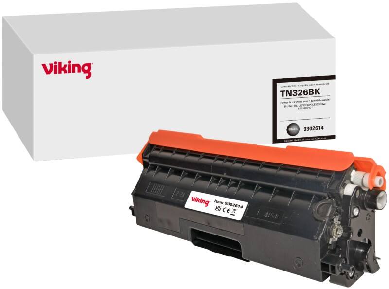 Viking TN-326B Kompatibel Brother Tonerkartusche Schwarz