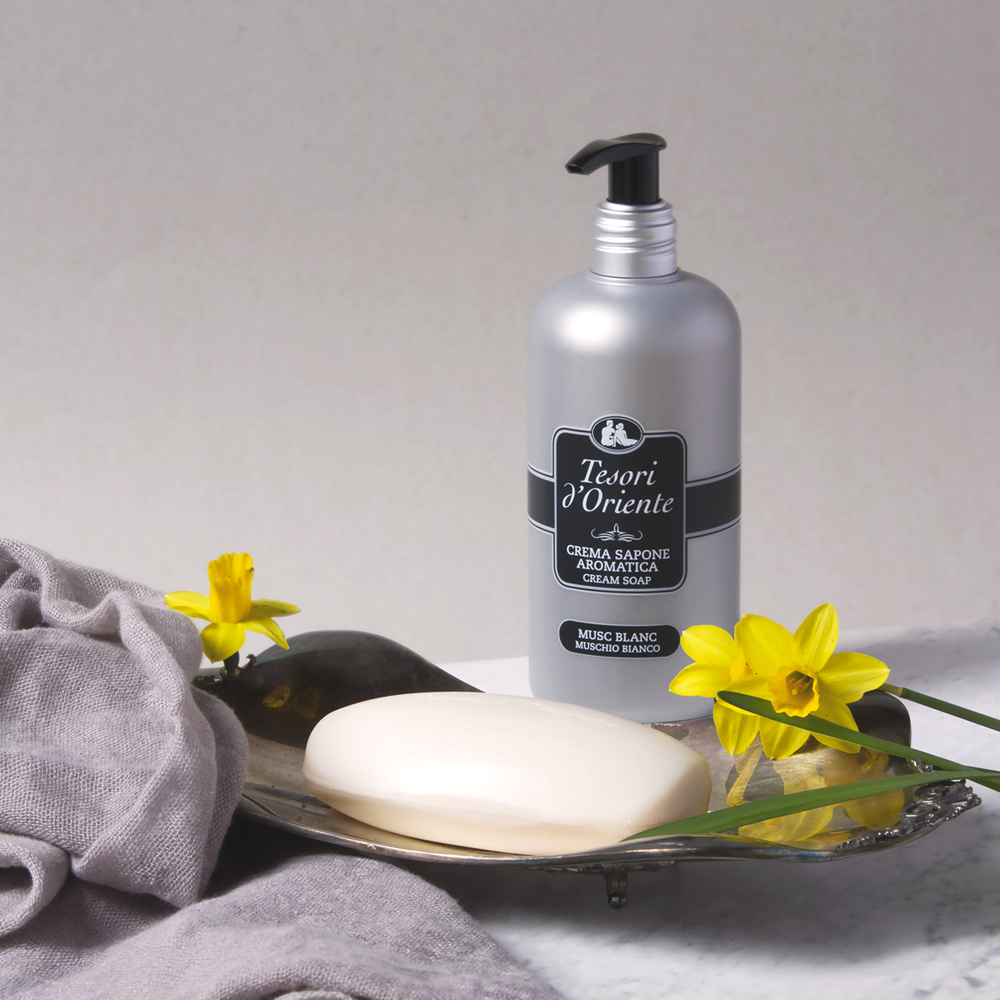 Tesori d´ Oriente Weißer Moschus Flüssigseife 300 ml