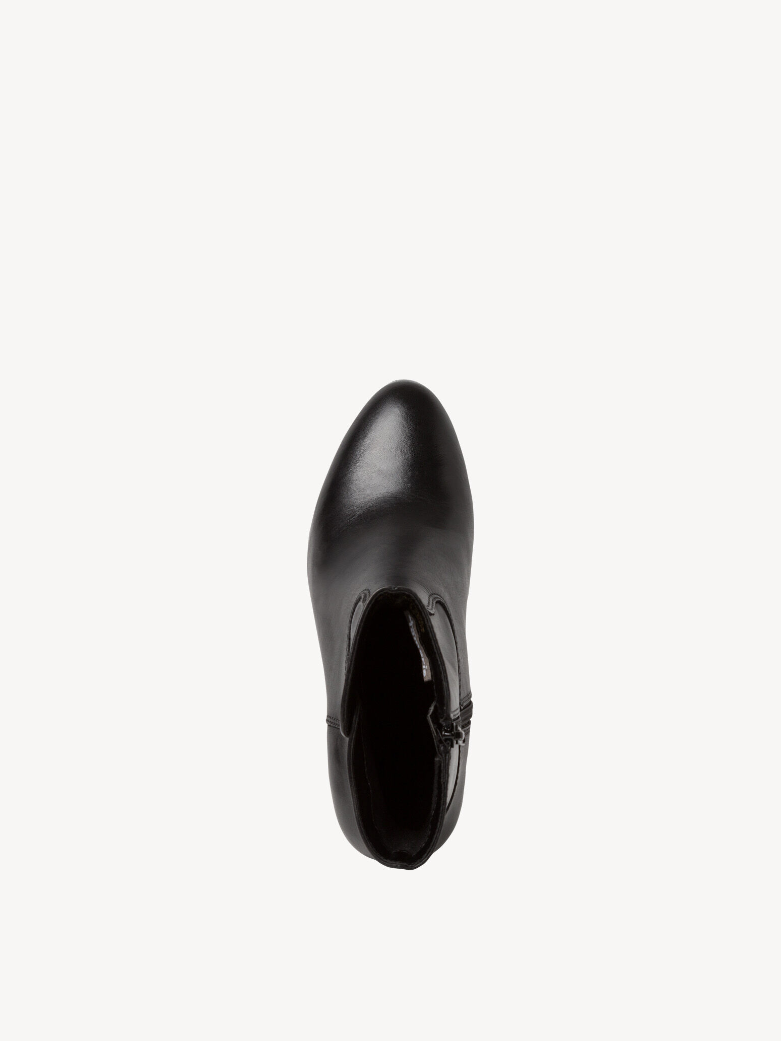 Bottine en cuir - noir