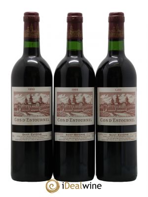 Cos d'Estournel 2ème Grand Cru Classé  1999 - Lot de 3 Bouteilles