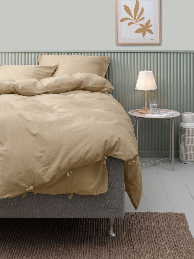 LINDA gold bedding LINDA cotton/linen 140x200 nature