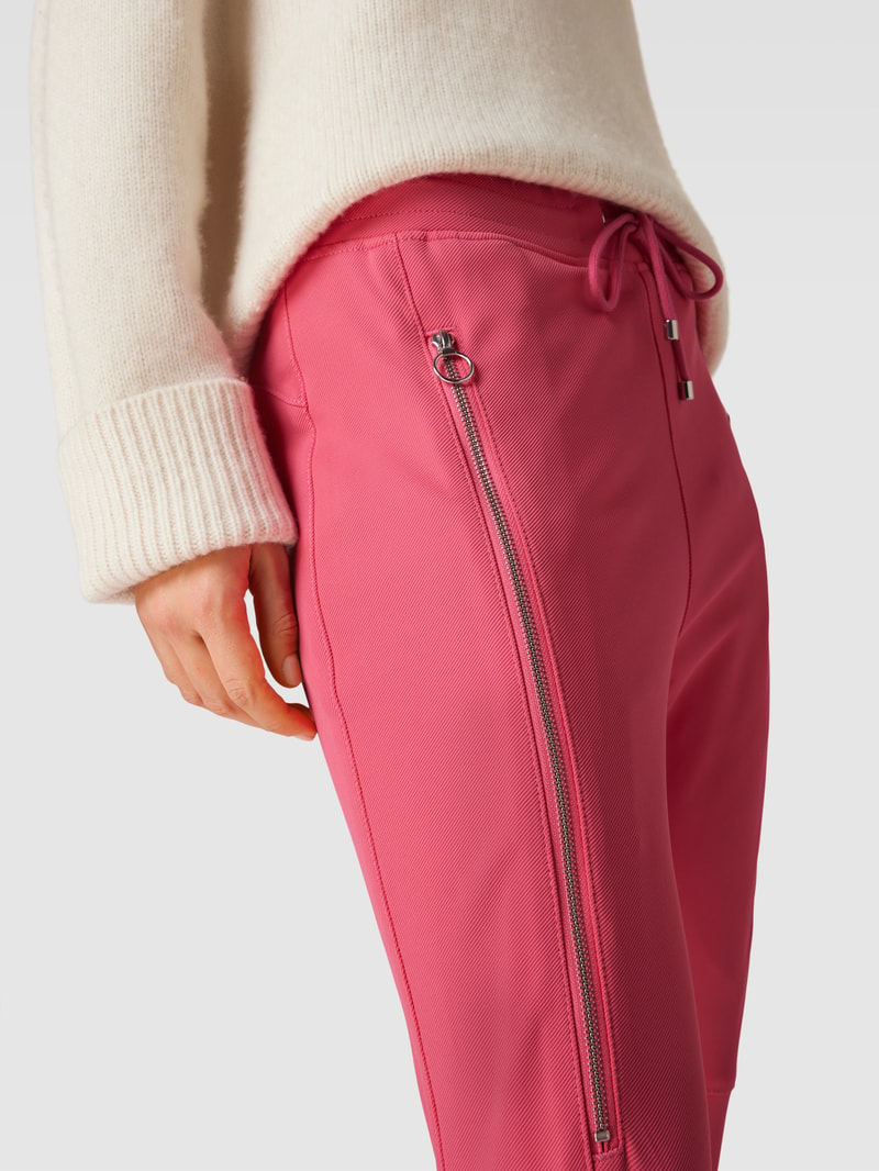 Sweatpants mit Strukturmuster Modell 'FUTURE 2.0' in pink