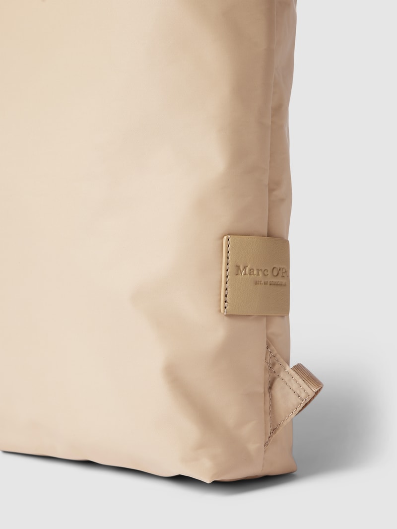 Rucksack mit Label-Detail Modell 'EMNI' in sand
