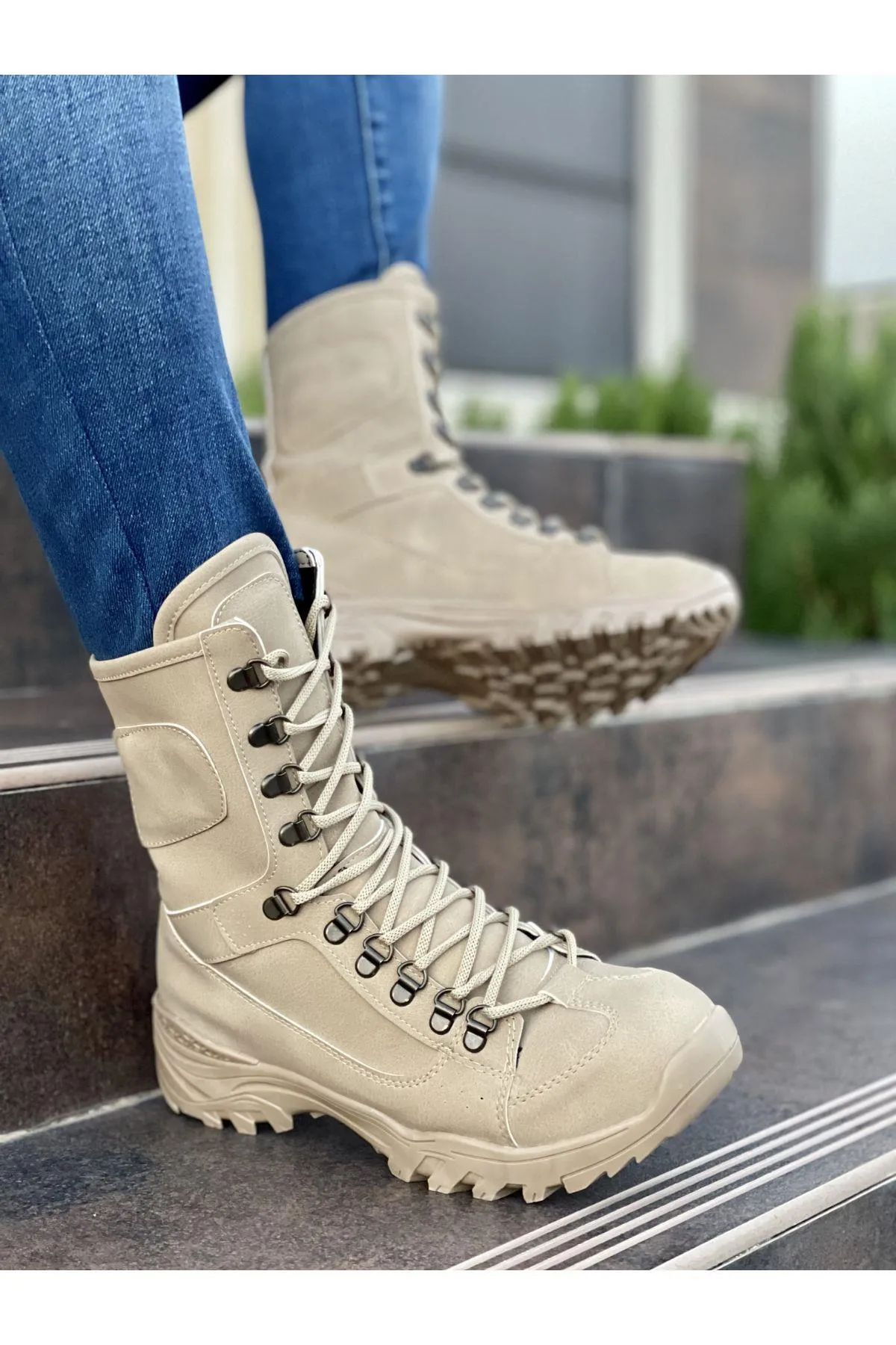 MUGGO  Josef Garantierte Unisex-Militärstiefel