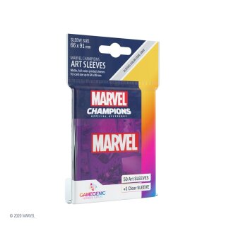 Gamegenic - Marvel Champions Art Sleeves - Marvel Purple (50 + 1)