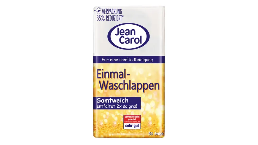 Jean Carol® Einmal Waschlappen Samtweich